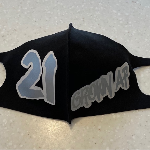 Face mask “ 21 Grown at” - Picture 2 of 2